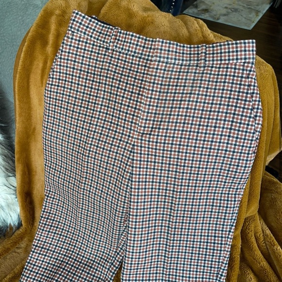 BALENCIAGA Brown Check Carrot Trousers - Picture 3 of 8